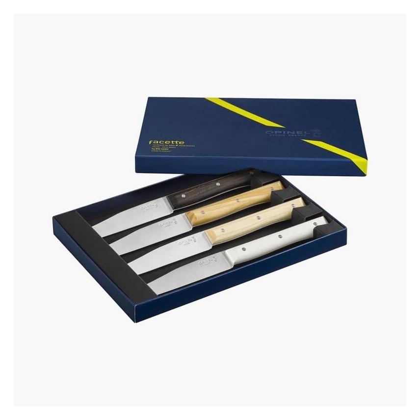Opinel FACETTE Tafelmesser (4 Stk.) (002568)