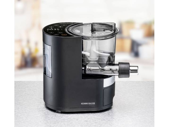 ROMMELSBACHER Nudelmaschine PM 220 , silber (schwarz, silberfarben), B:20cm H:34cm T:37cm, Nudelmaschinen, Nudelmaschine