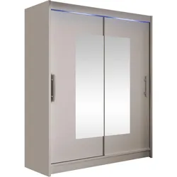 SCHWEBETÜRENSCHRANK Westa III, mit RGB LED Beleuchtung