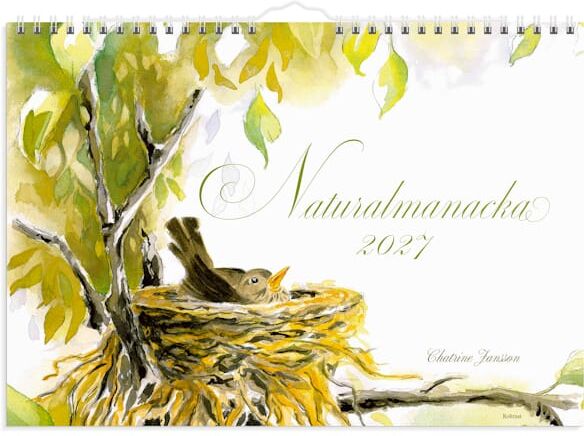 Burde VÃ¤ggkalender Naturalmanacka 2027