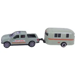 City Mini Die Cast Car Met Trailer 1:50 PB 2 Ass.
