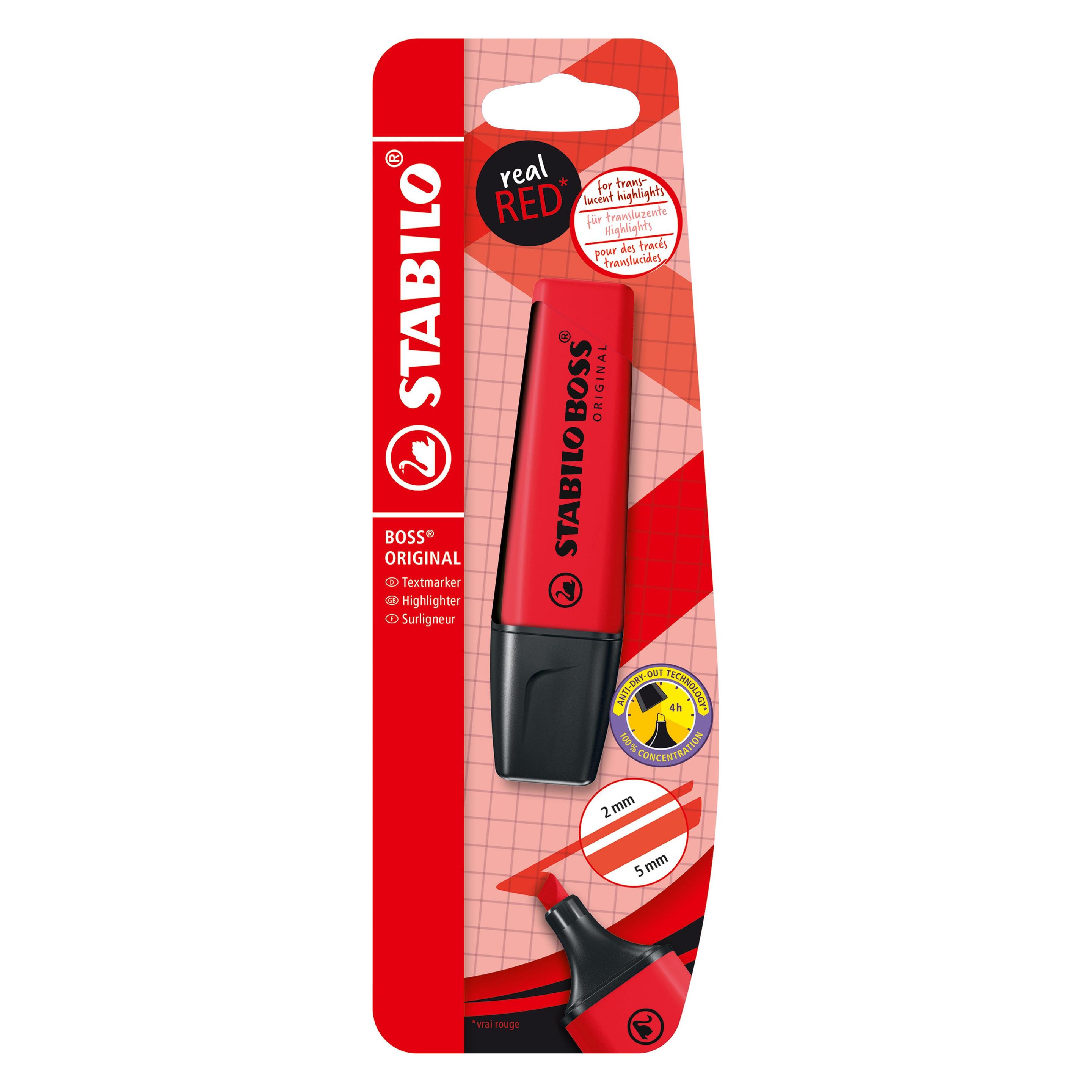 Stabilo Boss Knallrot Einzelmarker (1x) (B-62578-10)