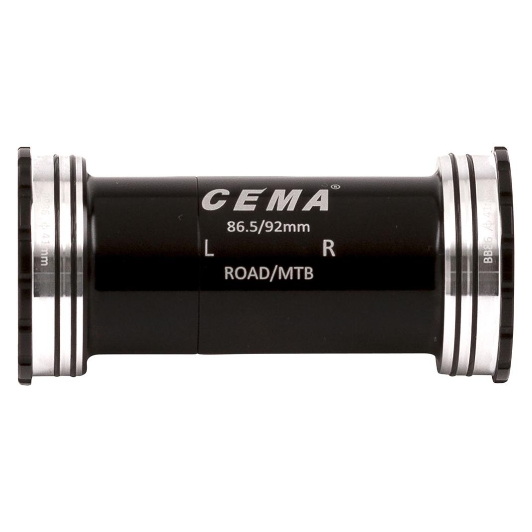 Cema BB86/BB92 INTERLOCK Innenlager auf Shimano Hollowtech II - Edelstahllager (SRC-BT-86CBPR-SS)