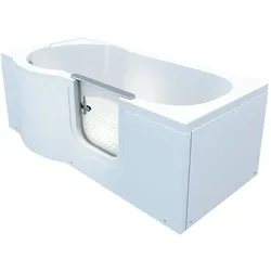 AcquaVapore Seniorenwanne mit Tür S12-R-ALL Badewanne 85x170cm ohne Armatur