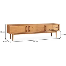 Idimex, Kommode + Sideboard, Tecca (180 x 41 x 48 cm)