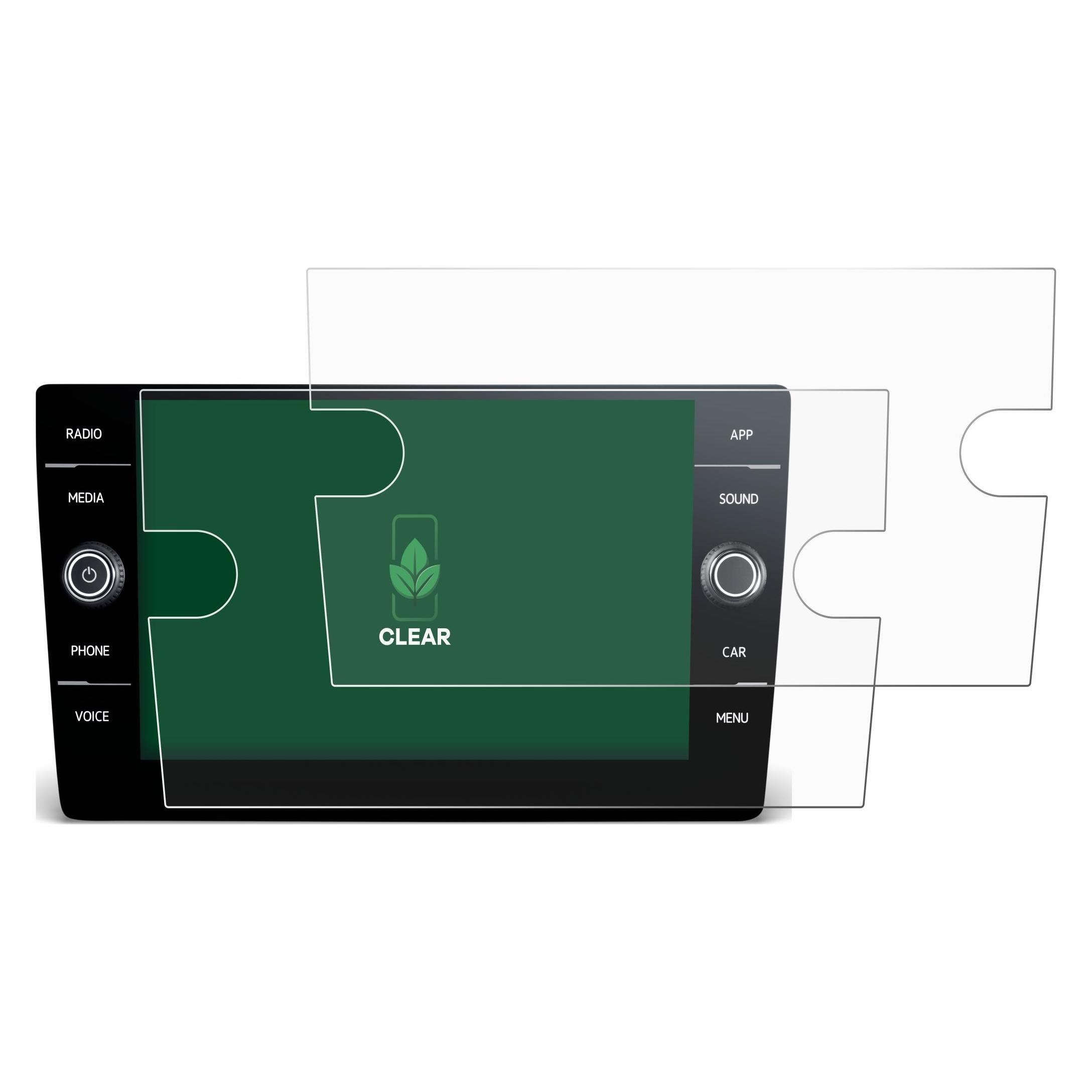 ScreenLeaf Schutzfolie für Volkswagen T6 2021 Discover Media 8" Displayschutz Display Schutz Folie Klar (6141849)