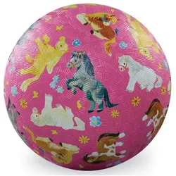 Crocodile Creek Spielball Pretty Ponies 18 cm, Detailfarbe: Rosa