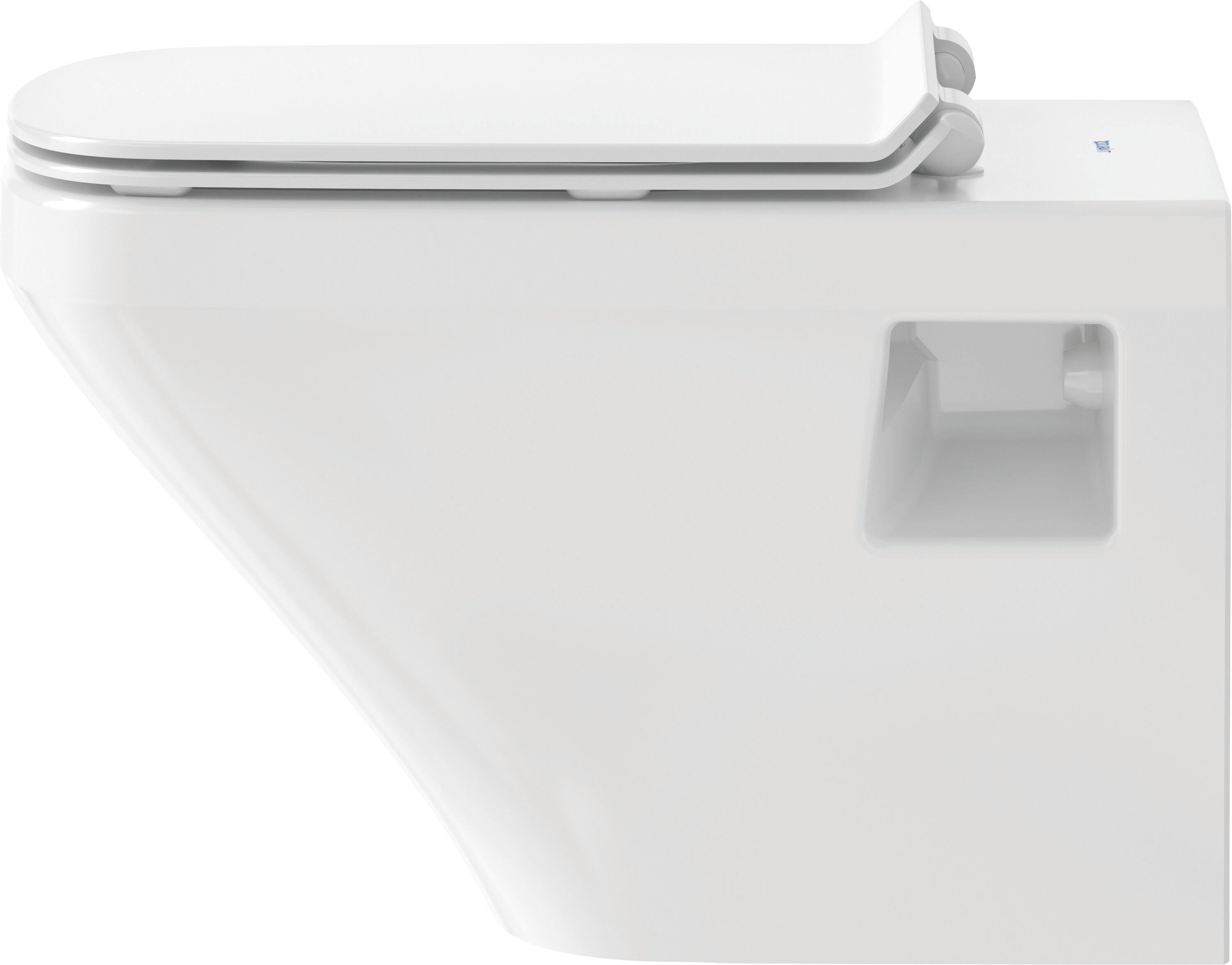 Duravit DuraStyle mural DuraStyle WC 2538092000 saillie 54 cm, sans monture, blanc, avec émail hygiénique