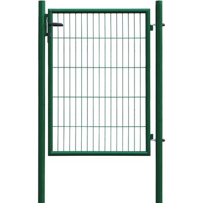 Zauneinzeltür GARDEN 'N' MORE "Einzeltor Standard", grün, B:100cm H:125cm, Stahl, Tore, 125 cm hoch, grün