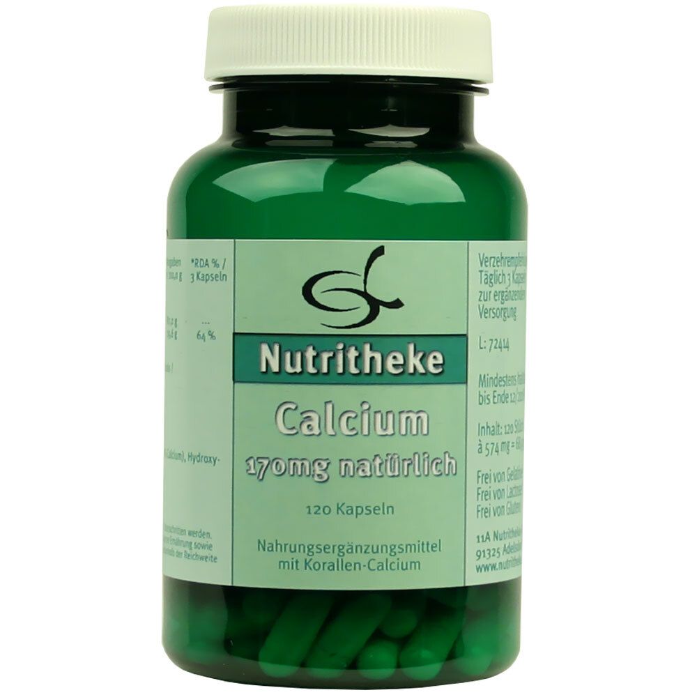 Calcium 170 mg natürlich Kapseln 120 St
