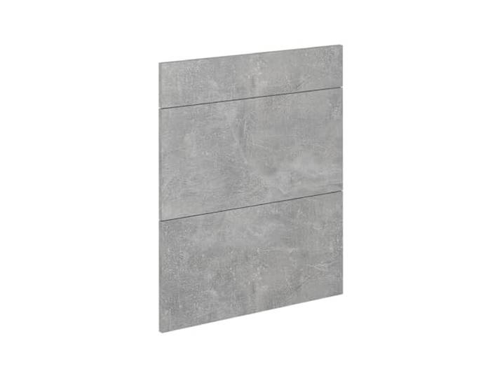 Vicco Küchenfront R-Line, Beton, 59.6 x 70.4 cm Möbelfront für den Schubladenunterschrank, passend für R-Line Küchenschränke zur einfachen Montage