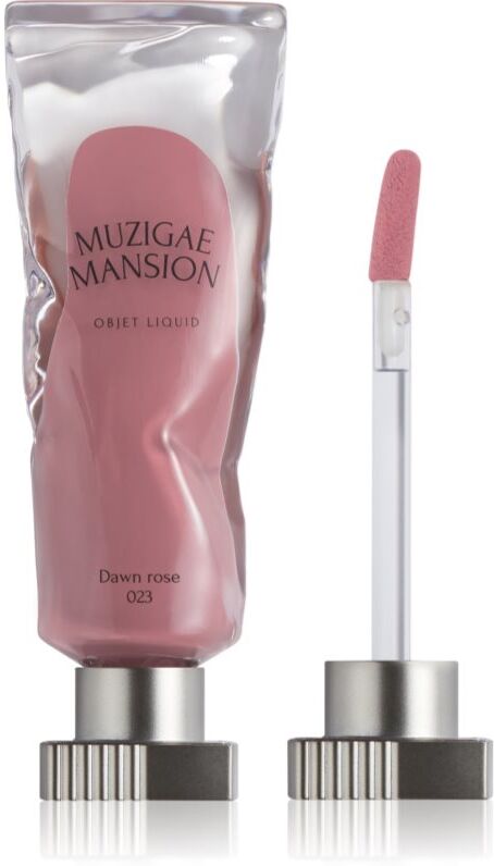MUZIGAE MANSION Objet Liquid long-lasting liquid lipstick with matt effect shade 023 Dawn Rose 6 ml