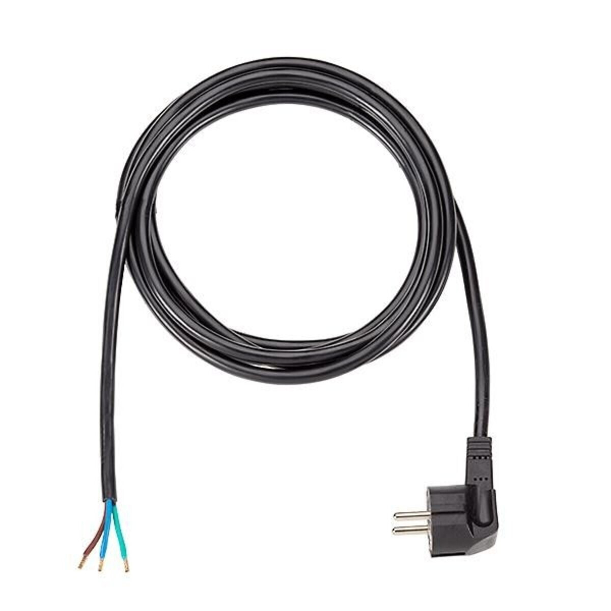 Bachmann aansluitkabel H05VV-F 3G1,5, 2 meter, zwart