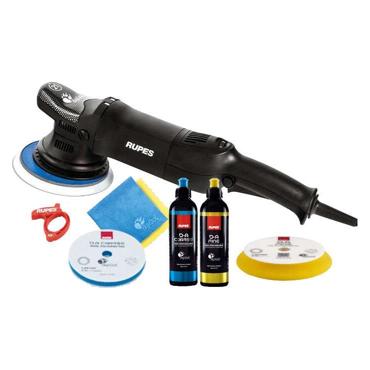 Rupes Exzenter-Poliermaschine LHR 21 ES Mark III Kit BAS mit 1 Schwamm, 1 Wolle Pad (LHR21ES/BAS)