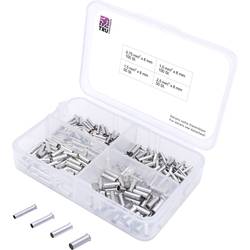 TRU COMPONENTS T1903C022 Aderendhülsen-Sortiment 0.75 mm², 1 mm², 1.5 mm², 2.5 mm² Unisoliert Silber 300 St.
