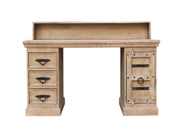 Schreibtisch Anela natur Mango B 132 T 65 cm