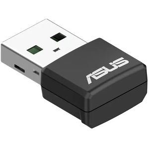 Asus WLAN-Adapter AX1800 USB-AX55 Nano, Nano, USB 2.0, bis 1775 Mbit/s, Wi-Fi 6, 5 GHz & 2,4 GHz, MU-MIMO