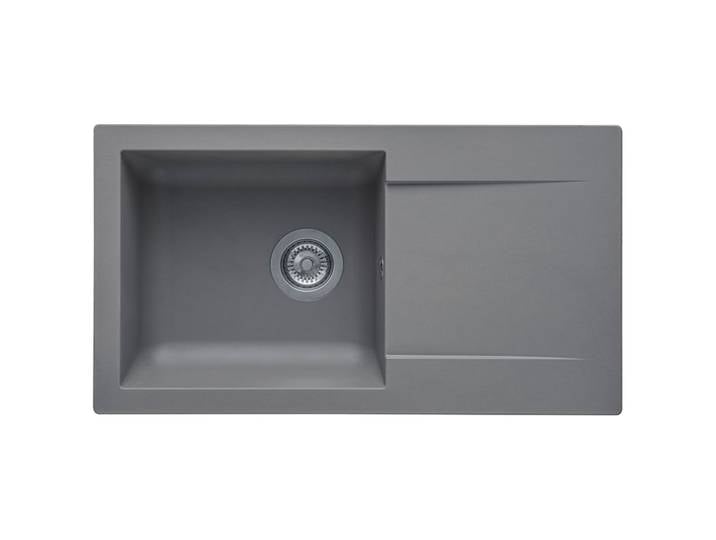 Evier résine 1 bac 78x43,50 cm EINNA Gris