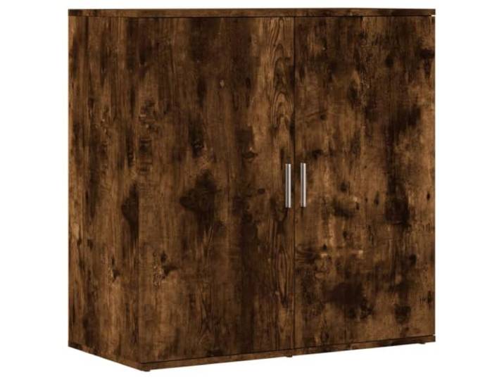 Sideboard Räuchereiche 79x38x80 cm Holzwerkstoff Schrank mit Stauraum Feuchtigkeitsbeständig, pflegeleicht, robuste Konstruktion, vielseitige Ablagefläche, moderne Optik