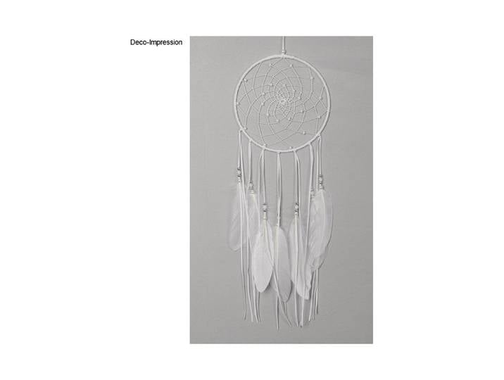 BP DIY Traumfänger, 18cm ø, 60cm, weiss, SB-Btl. 1Stück
