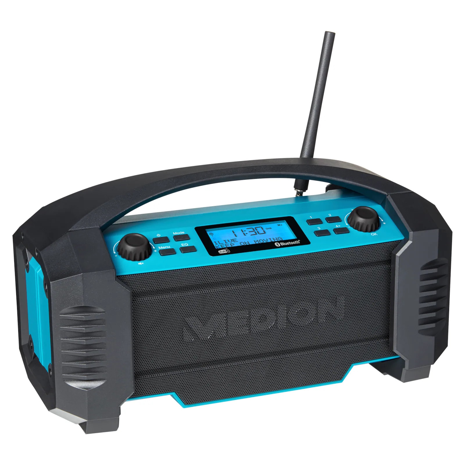 Medion MD 43320 DAB+ Baustellen-Radio blau / schwarz 50074398