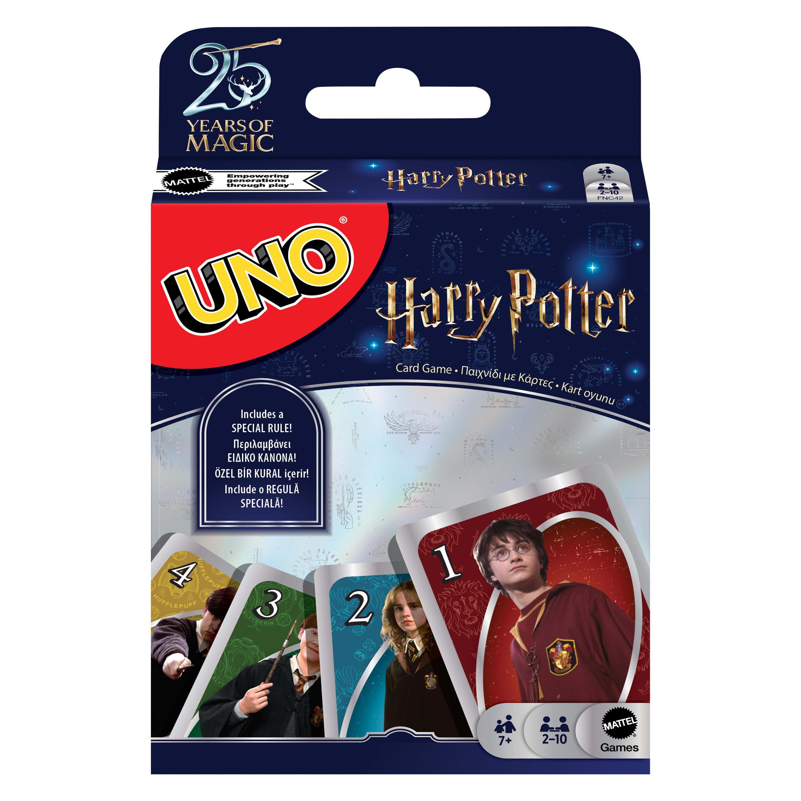 Mattel Games Uno Harry Potter (Deutsch, Englisch, 2 - 10 Spieler) (FNC42)