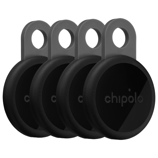 Chipolo LOOP Schwarz 4-Pack