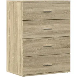 vidaXL Sideboard Sonoma-Eiche 60x39x80 cm Holzwerkstoff