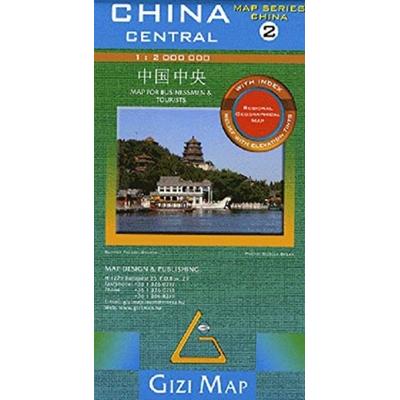 China Central (2) Geographical Map, Karte von , Gizi Map, 978-963-87030-4-0