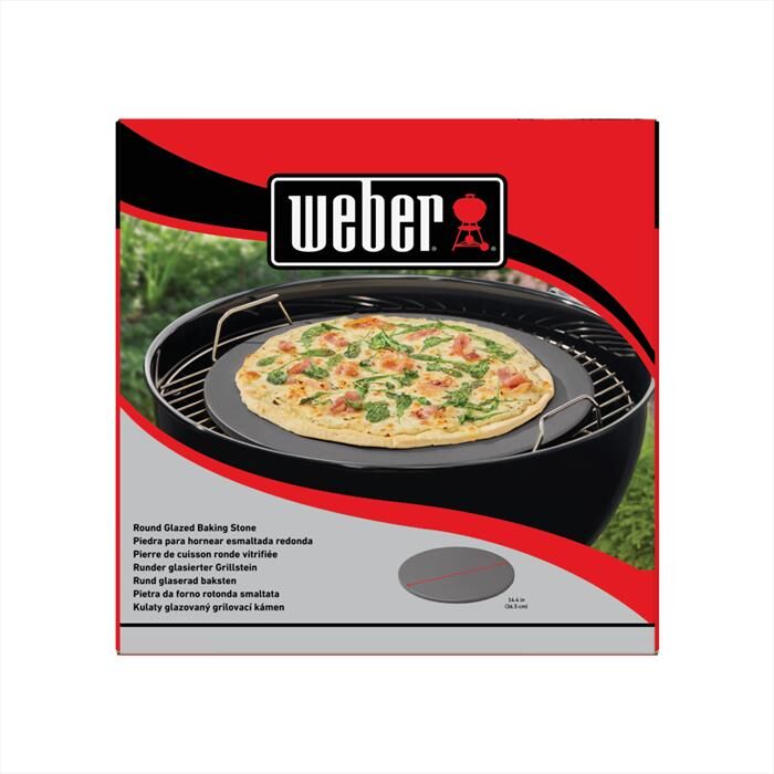 Weber Pietra Forno Per Pizza Rotonda 36 Cm-grigio
