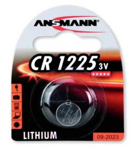 Ansmann Knopfzelle CR1225 3V 50 mAh Lithium