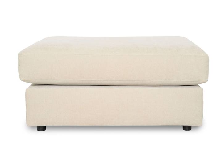 Polsterhocker GOODPRODUCT Nivette, weiches Chenille , beige (latte), B:95cm H:45cm T:65cm, 100% Polyester, Hocker, Polsterhocker, 95x65 cm, eine tolle Ergänzung zum Sofa