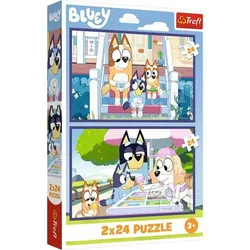 Trefl: Lustiger Bluey - 2 x 24 Teile Puzzle