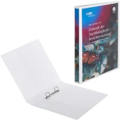 Exacompta Ringbuch Kreacover 3,80 cm, weiß