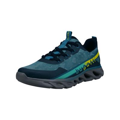 Sneaker BUGATTI "bugatti Sneaker Textil", Herren, Gr. 42, blau, Textil, Schuhe Sneaker