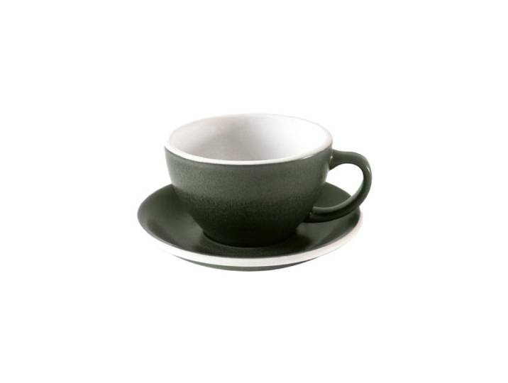 Cappuccinotasse mit Untertasse Loveramics Egg Forest, 200 ml