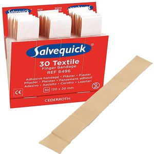 Salvequick Pflaster Textile, 30 Strips, elastisch, 12 x 2cm