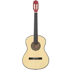 vidaXL Alvonica (Konzertgitarre, harter Kunststoff, Lindenholz, Nylon), Gitarre, Blau
