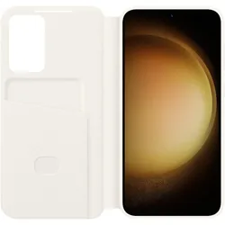 Samsung Smart View Wallet Case (Samsung Galaxy S23+), Smartphone Hülle, Beige