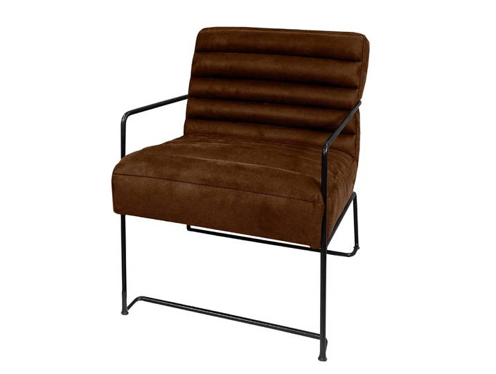Sessel II Braun/Schokolade/ Braun Webstoff 63 x 81 x 78cm