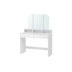 Schminktisch   ¦ weiß ¦ Maße (cm): B: 40 H: 142