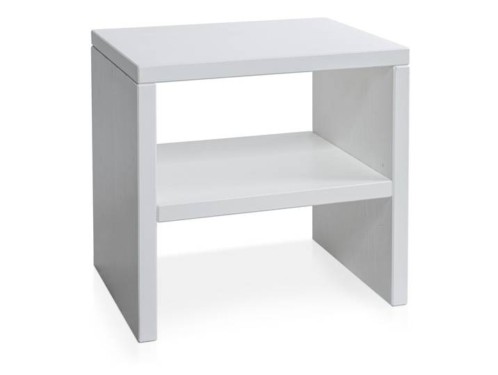LUKY Nachtkommode mit Ablage, Material Massivholz, Fichte
