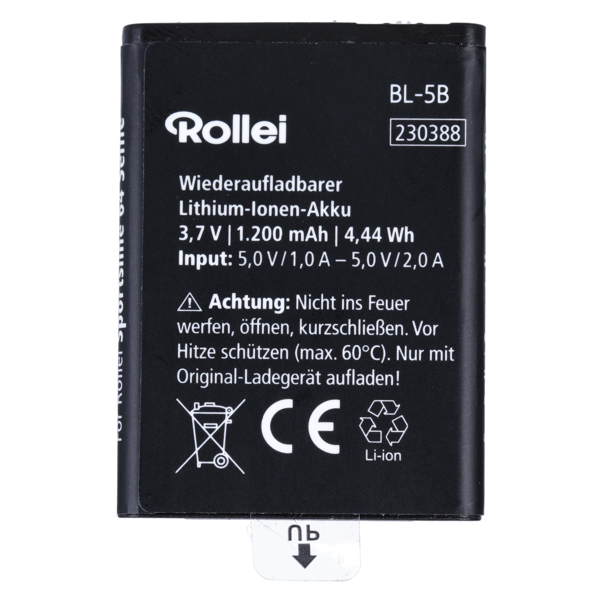 Rollei Digitalkamera Zusatzakku (Kamera Akku) (12028)
