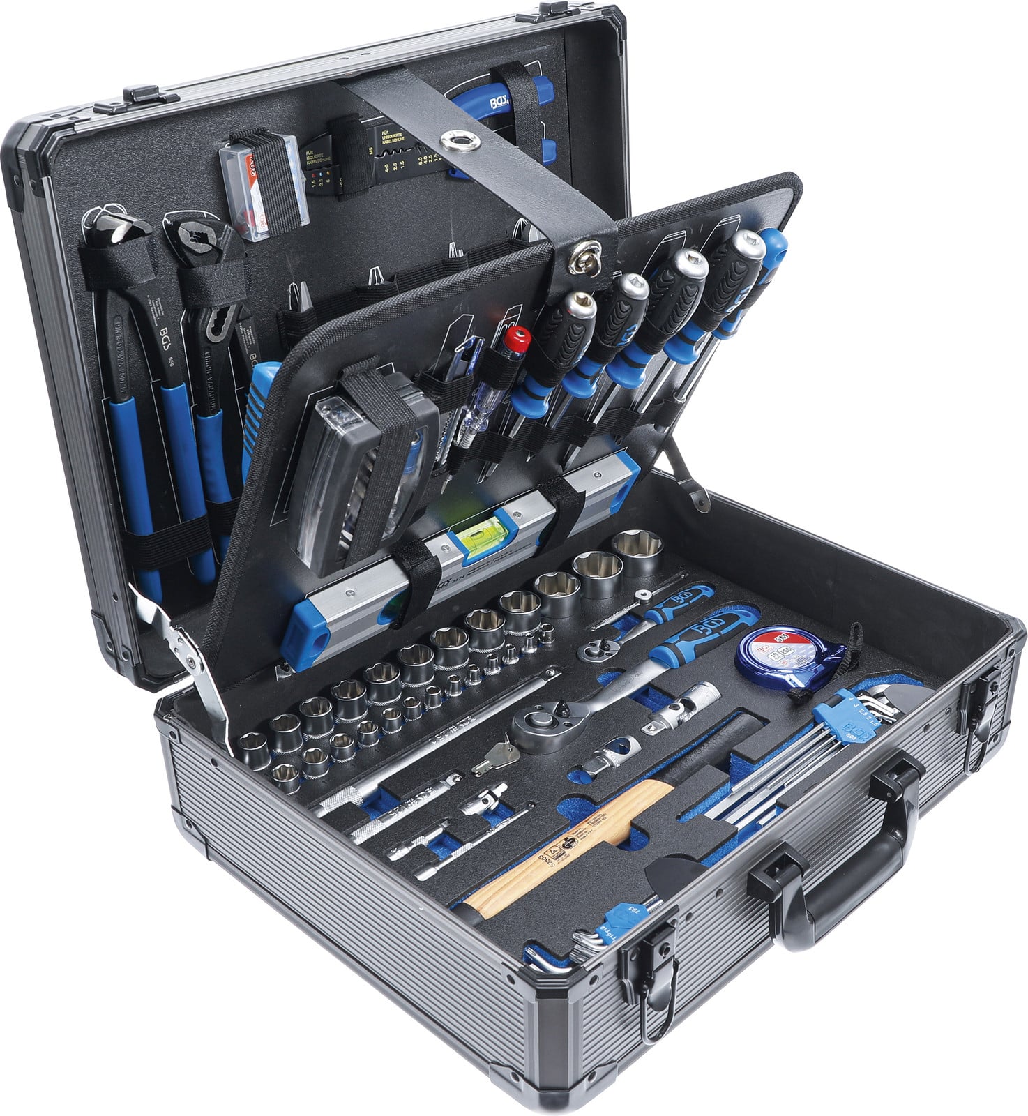BGS Technic 149-delige professionele gereedschapset in aluminium koffer