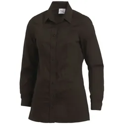 Damenbluse Langarm "08/2424" - 52 - chocolate