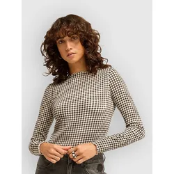 Billabong Way Out Checks T-Shirt black pebble Gr. L