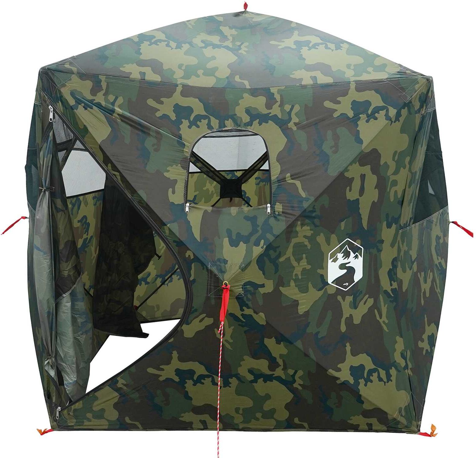 vidaXL Tente de Chasse Camouflage 2 personnes Polyester et Acier