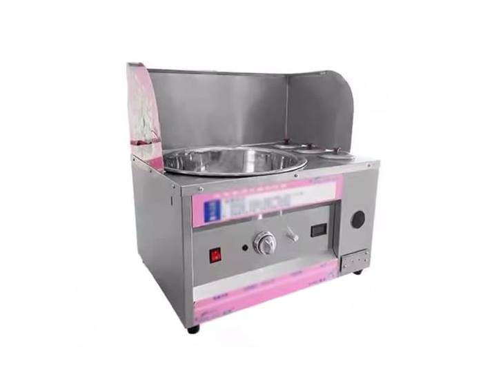 Zuckerwattemaschine Kommerzielle Zuckerwattemaschine, Gasbank, Zuckerdose, Zeichnungsmuster, Herstellung von mit Windschutzscheiben-Stil