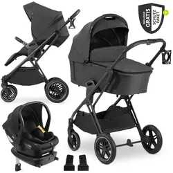 Hauck, Kinderwagen, Kinderwagen 3 in 1 4in1 Kinderwagen-Set Vision X Trio Set - inkl. i-Size (0 Monate - 4 Jahre)
