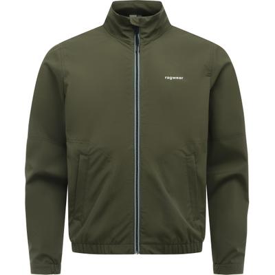 Funktionsjacke RAGWEAR "Collwie Bonded", Herren, Gr. XXXL (58), grün (schwarz olive), Material: 100% Polyester, gerade hüftbedeckend, hoch geschlossener Ausschnitt, Ärmel ohne Ärmelschlitz elastischer Bund, Jacken Funktionsjacke, Wasserdichte...
